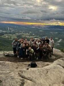 On top of Mt. Yonah with the squad